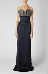 Del Core PETAL BUSTIER GOWN