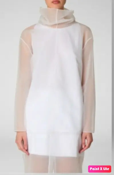 LONGLSEEVED TOP WITH HIGH NECK