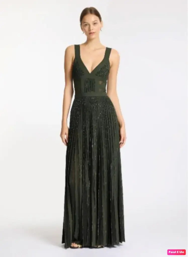 Elie Saab Knit Long Dress
