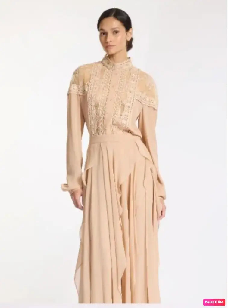 Silk and Lace Blouse