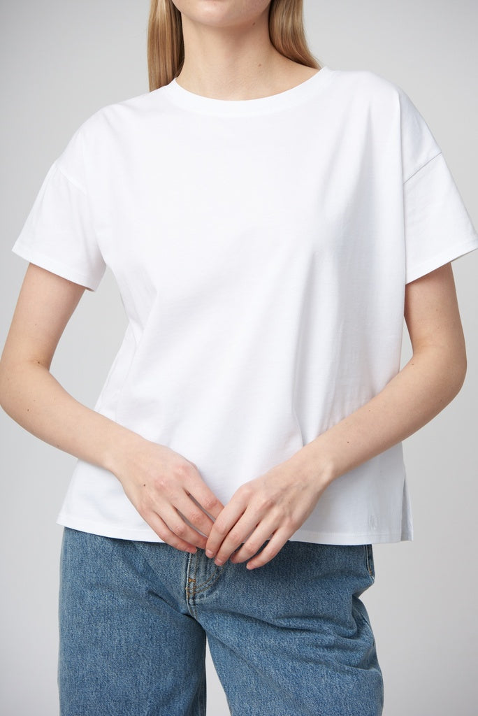 shirt short sleeve Datia blue