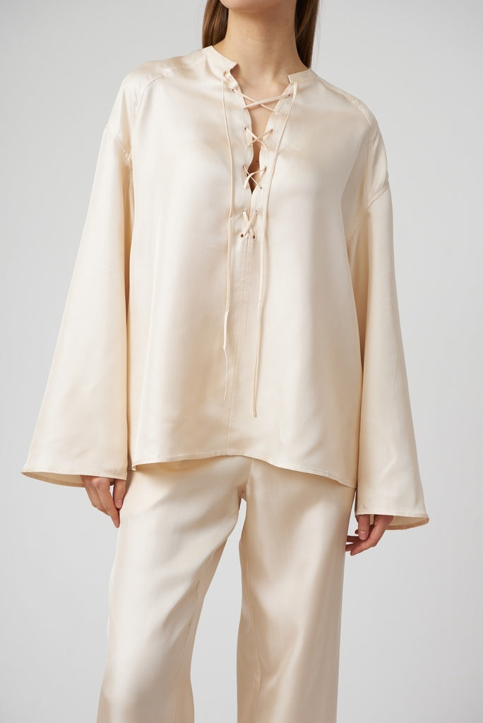 blouse Zamia cream rose