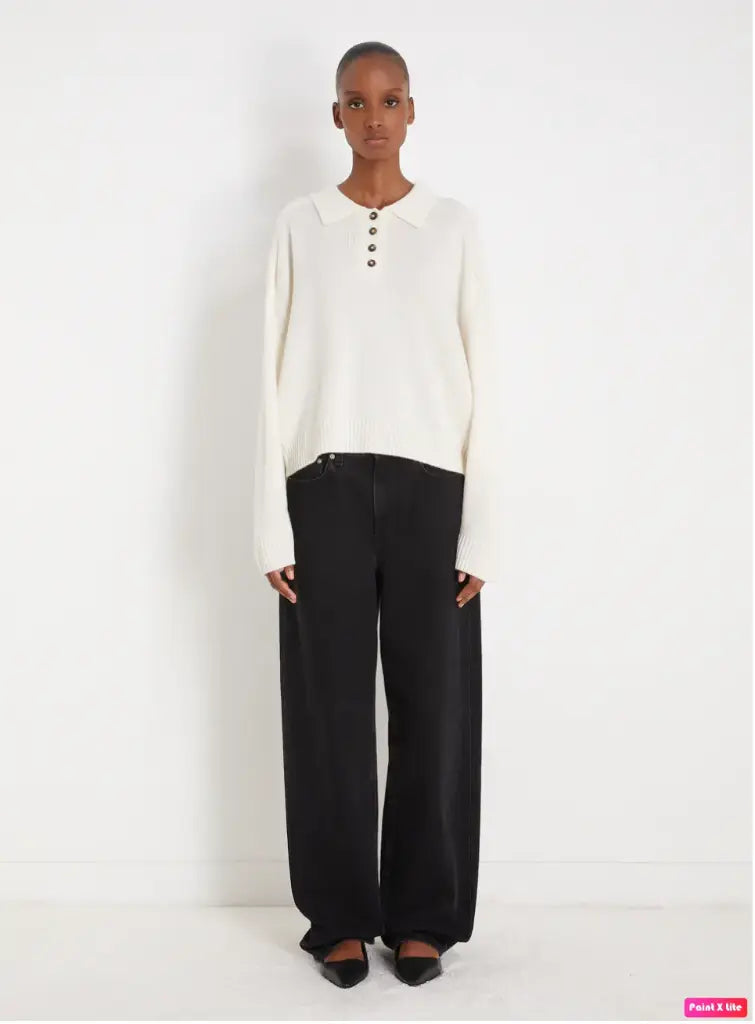 LouLou Kaschmir-Poloshirt Homere