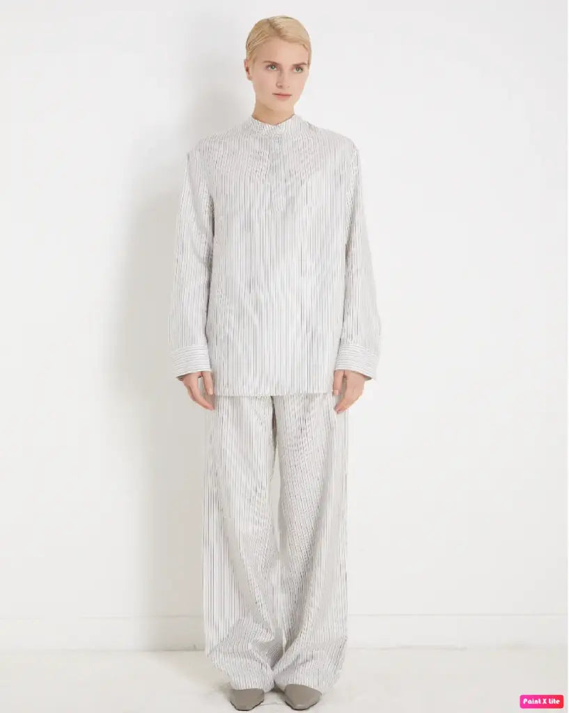 Silk blouse ISOR stripes