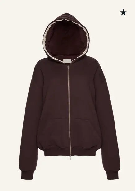 Magda Butrym HOODIE 02 BRAUN 194725