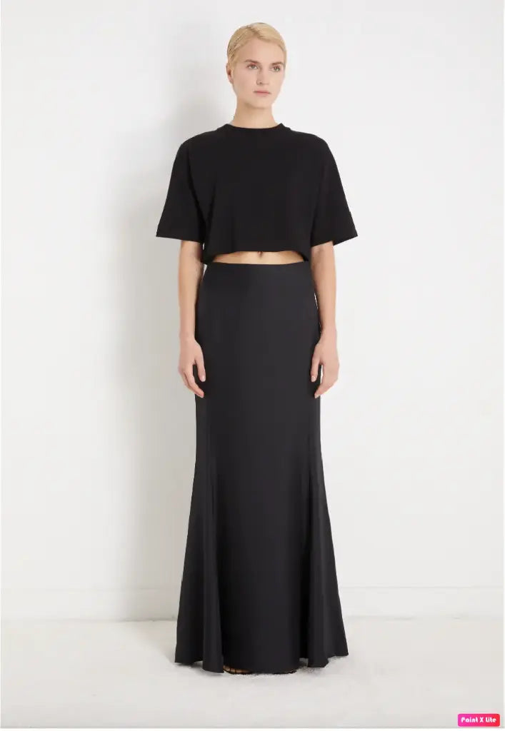 Silk skirt DALUPIRI black