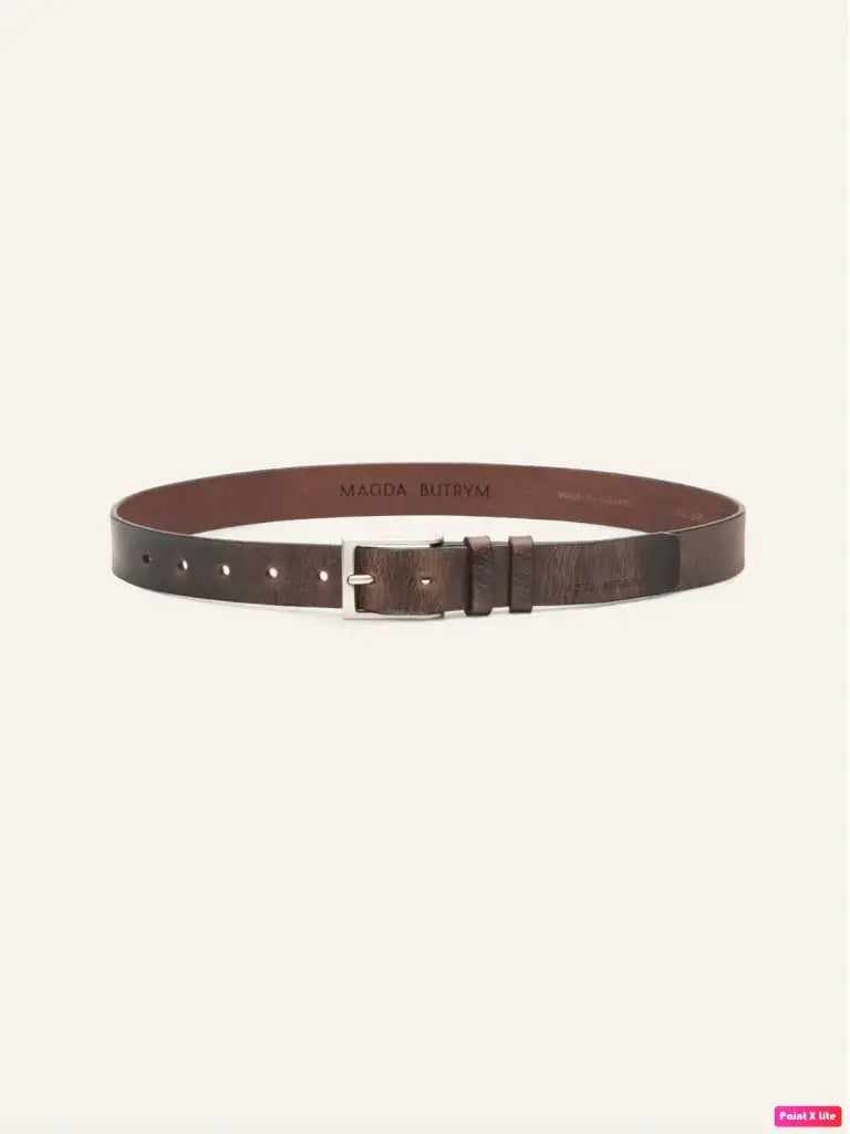 BELT 05 BURGUNDY SILVER 411725