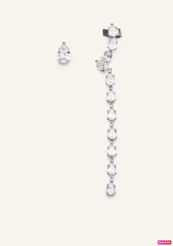 EARRINGS 12 RHODIUM SILVER 712525