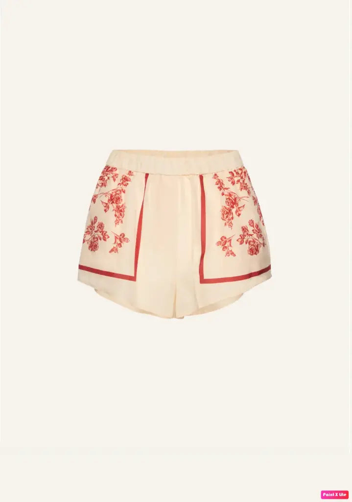 Magda Butrym SHORTS 03 V2 BEIGE PRINT 415525
