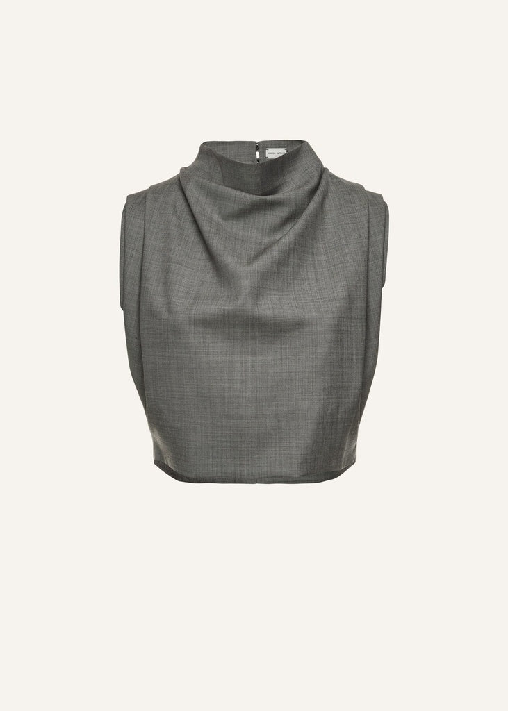Magda Butrym blouse grey 179724