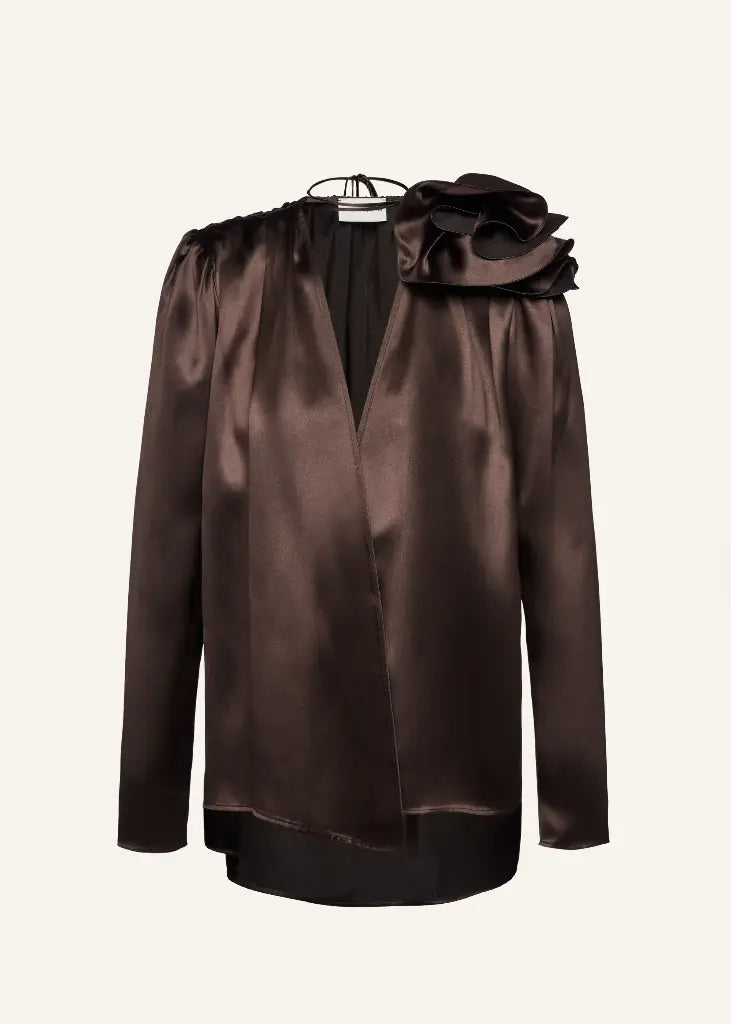 Magda Butrym blouse 02 brown 140425