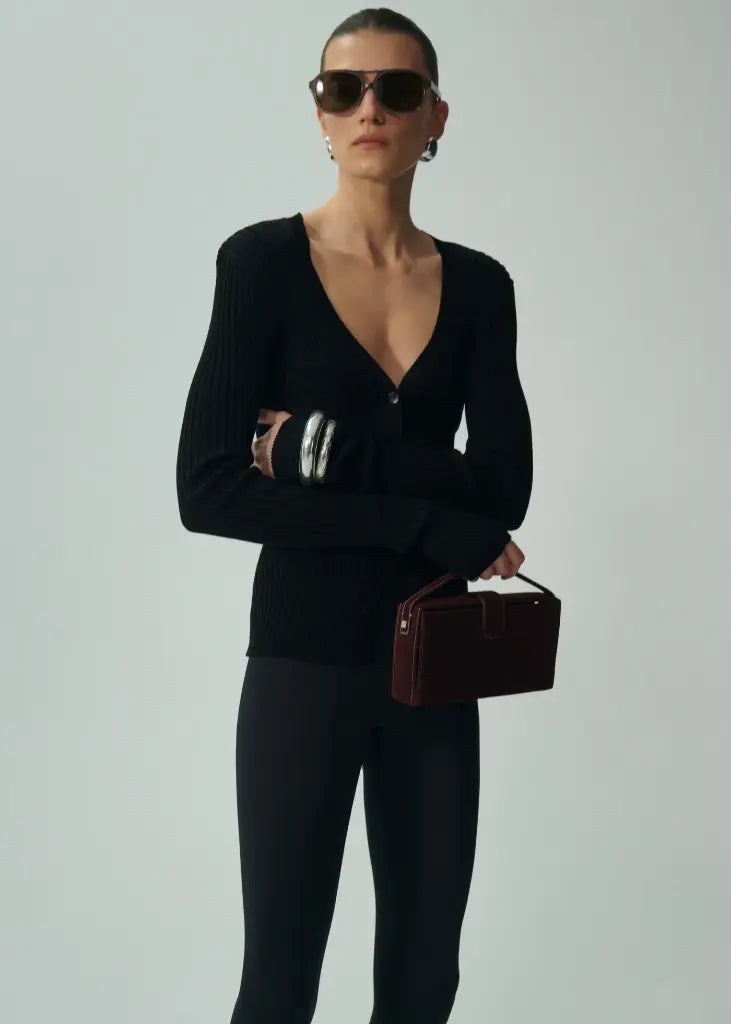 Magda Butrym Strickcardigan schwarz 309724