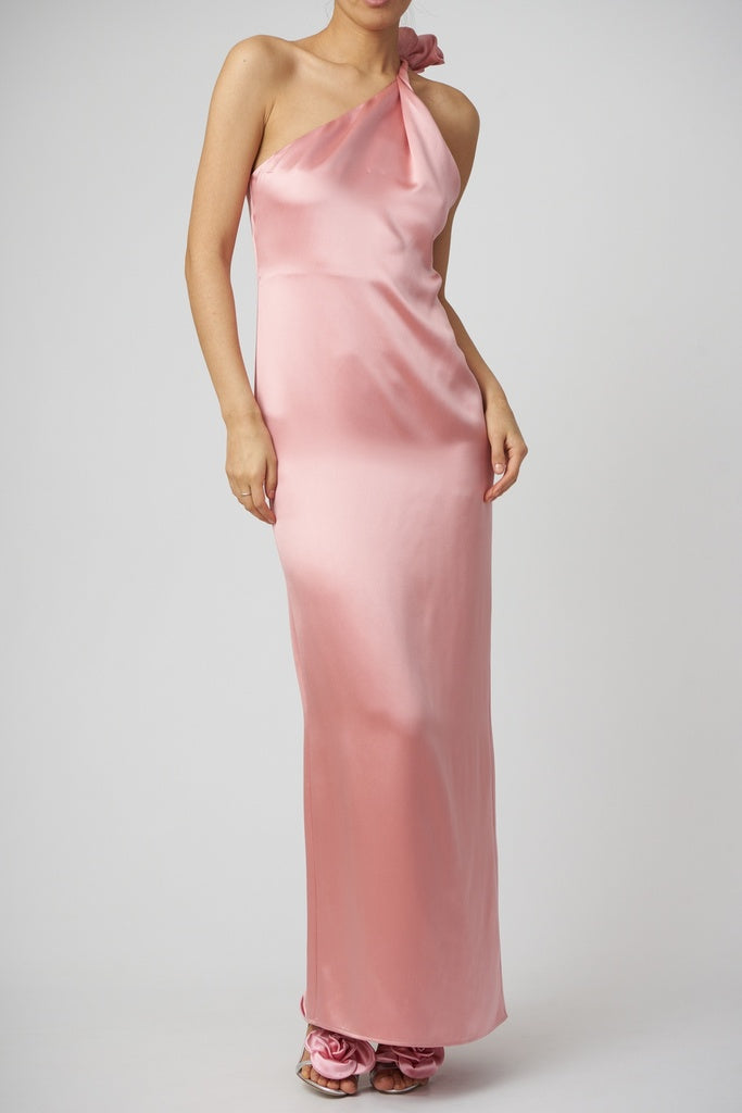 Dress long pink