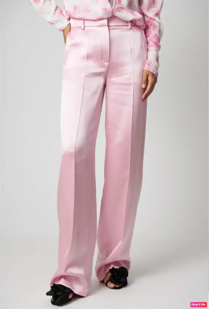 Magda Butrym pink silk pants