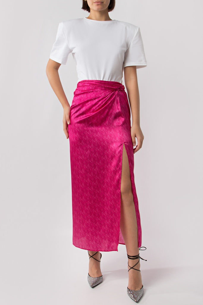 Magda Butrym skirt fuchsia