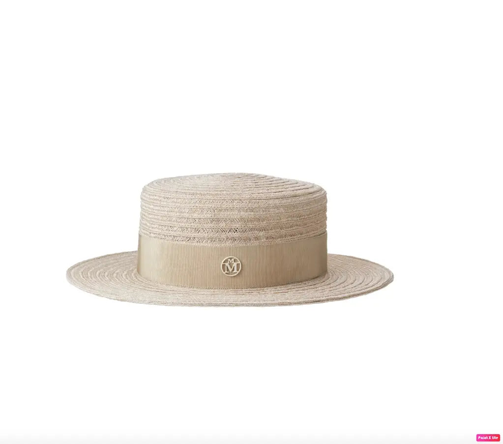 Maison Michel Kiki linen beige