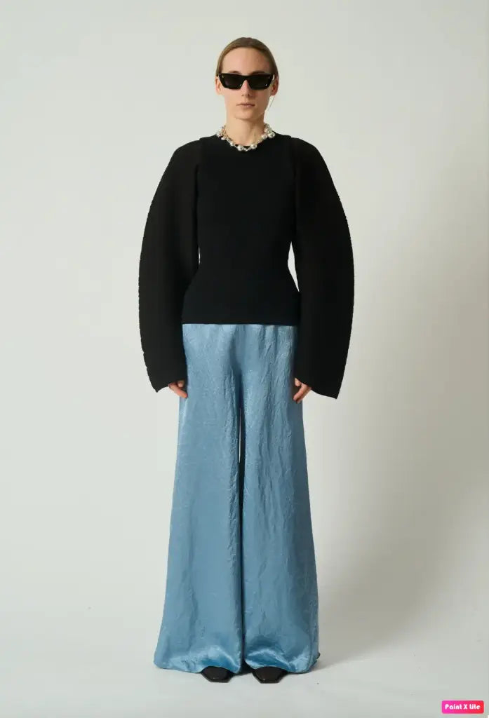 Nanushka blouse YARAH with volume sleeves