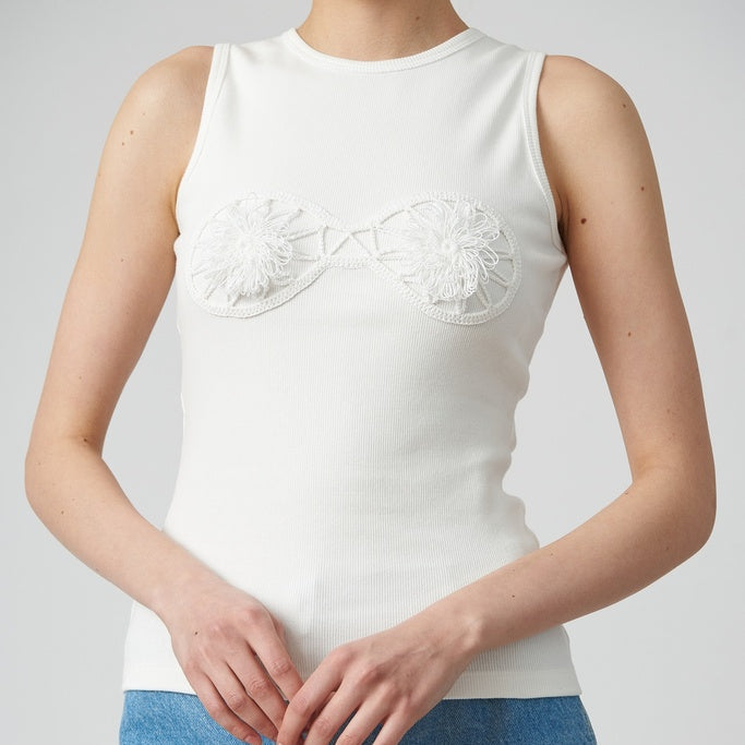 Crochet-Bra Tank Top