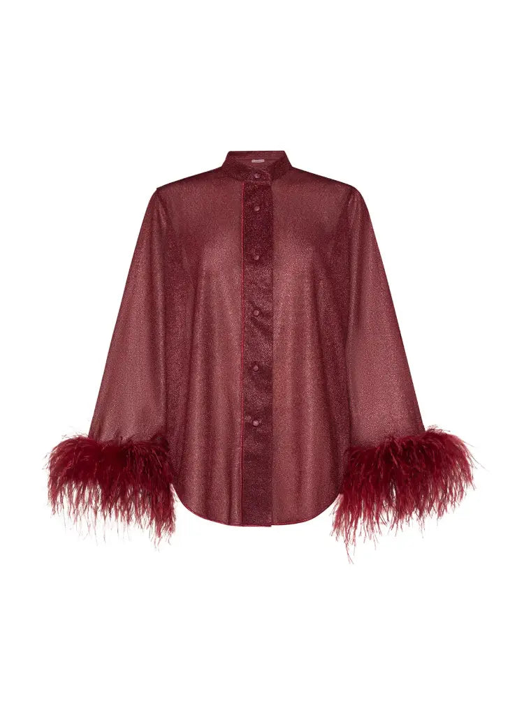 Lumiere plumage long shirt