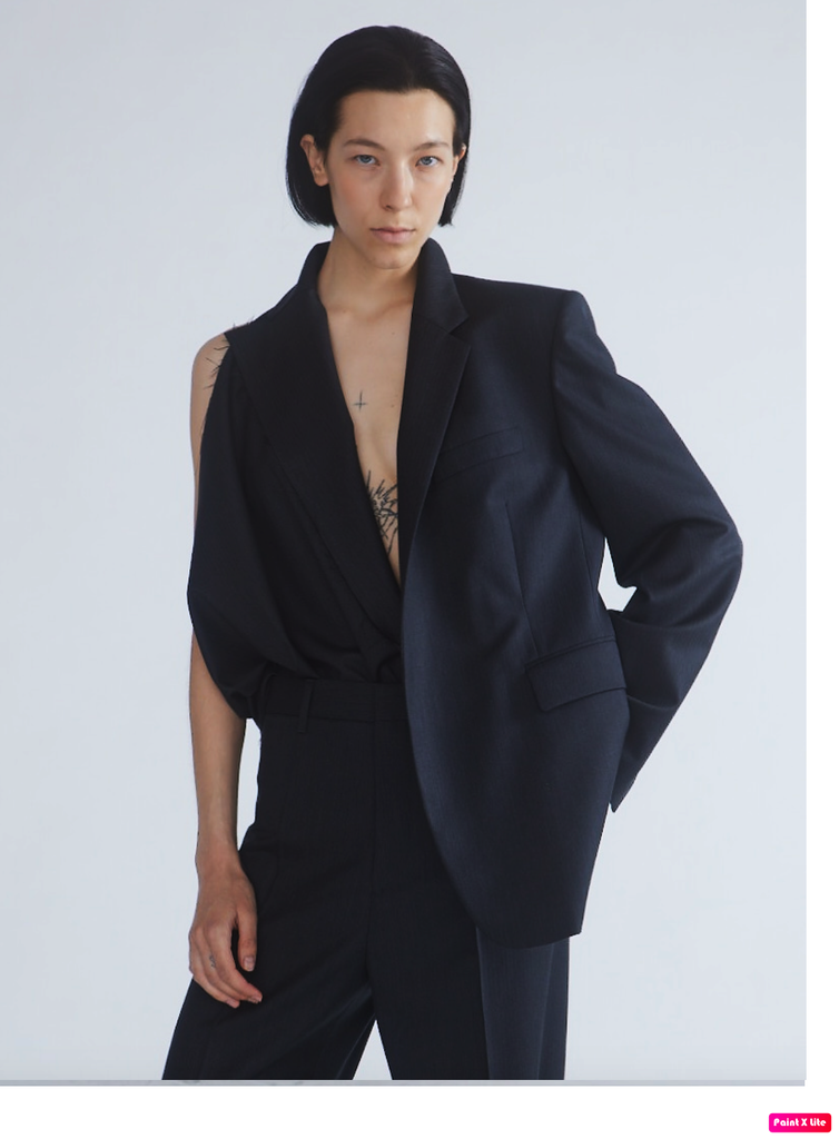 DECONSTRUCTED BLAZER