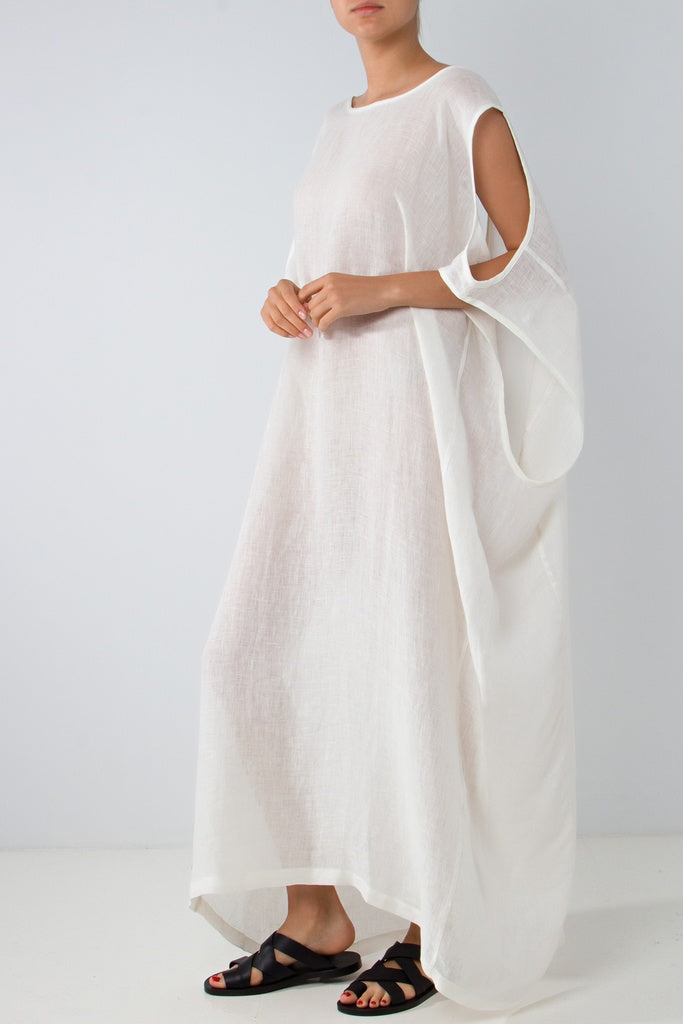 Dress with open back