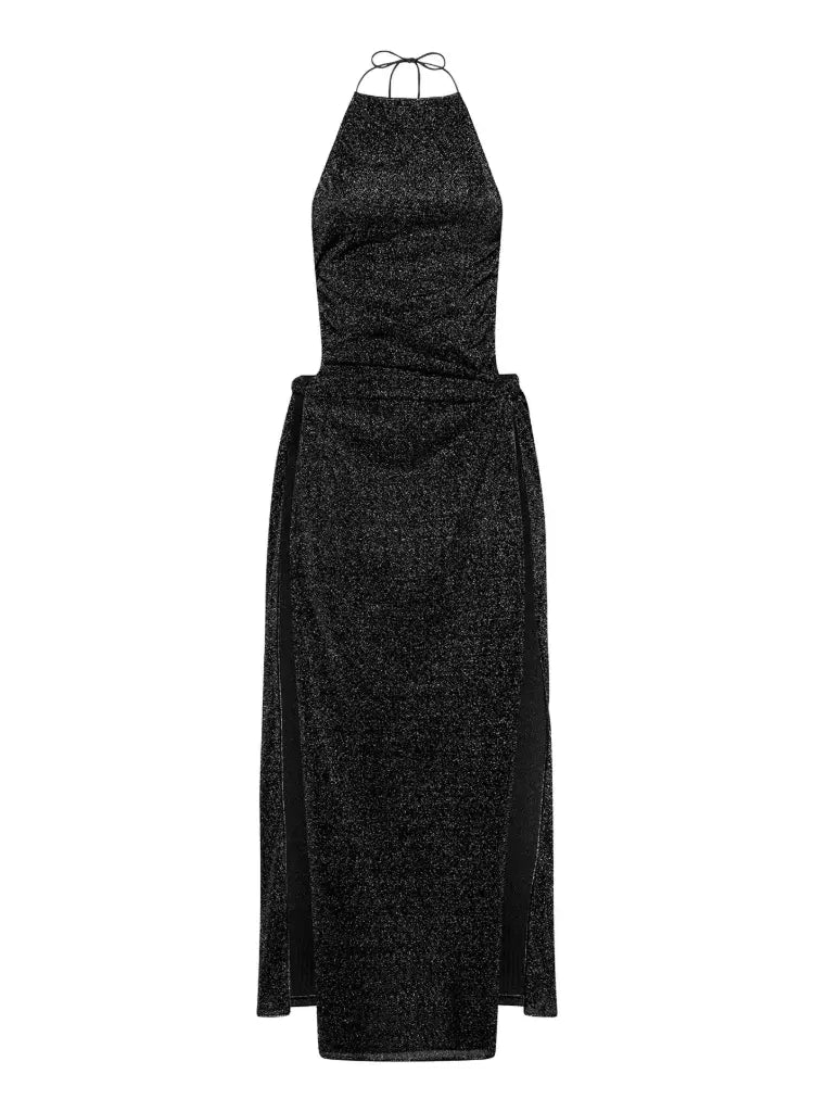 Lumiere knot long dress