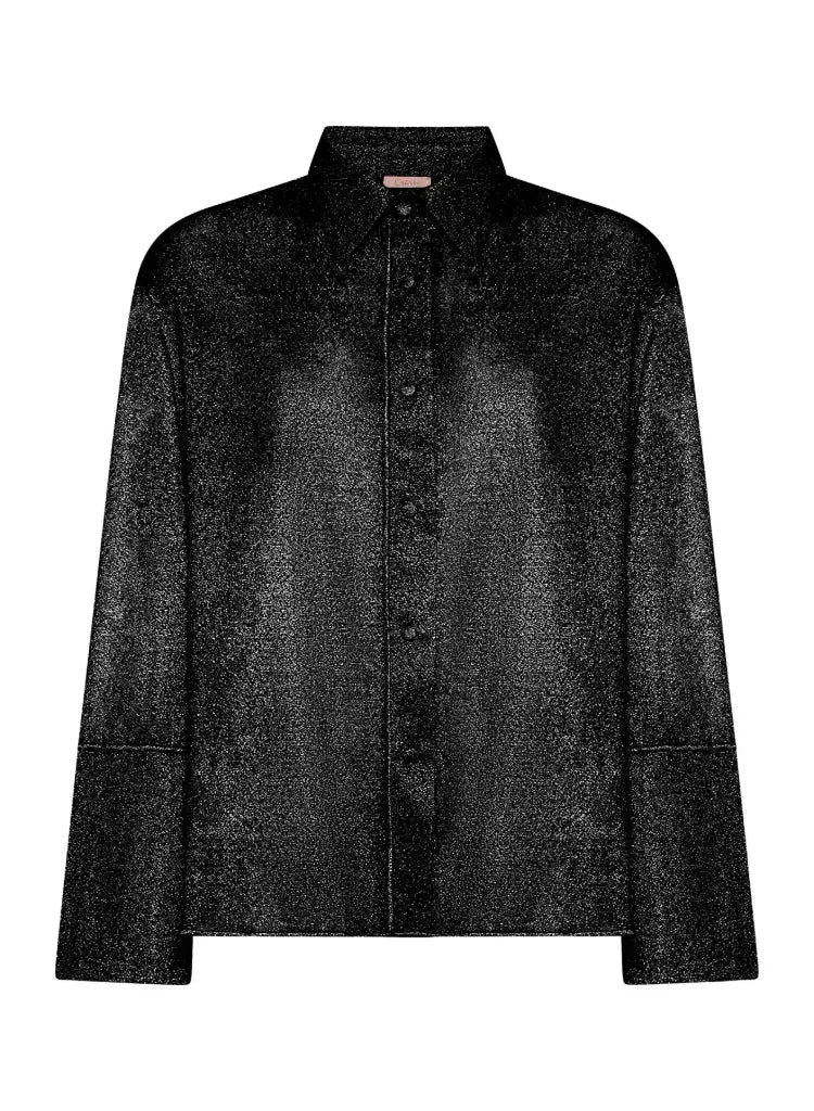 Glazed lumiere sleeves shirt