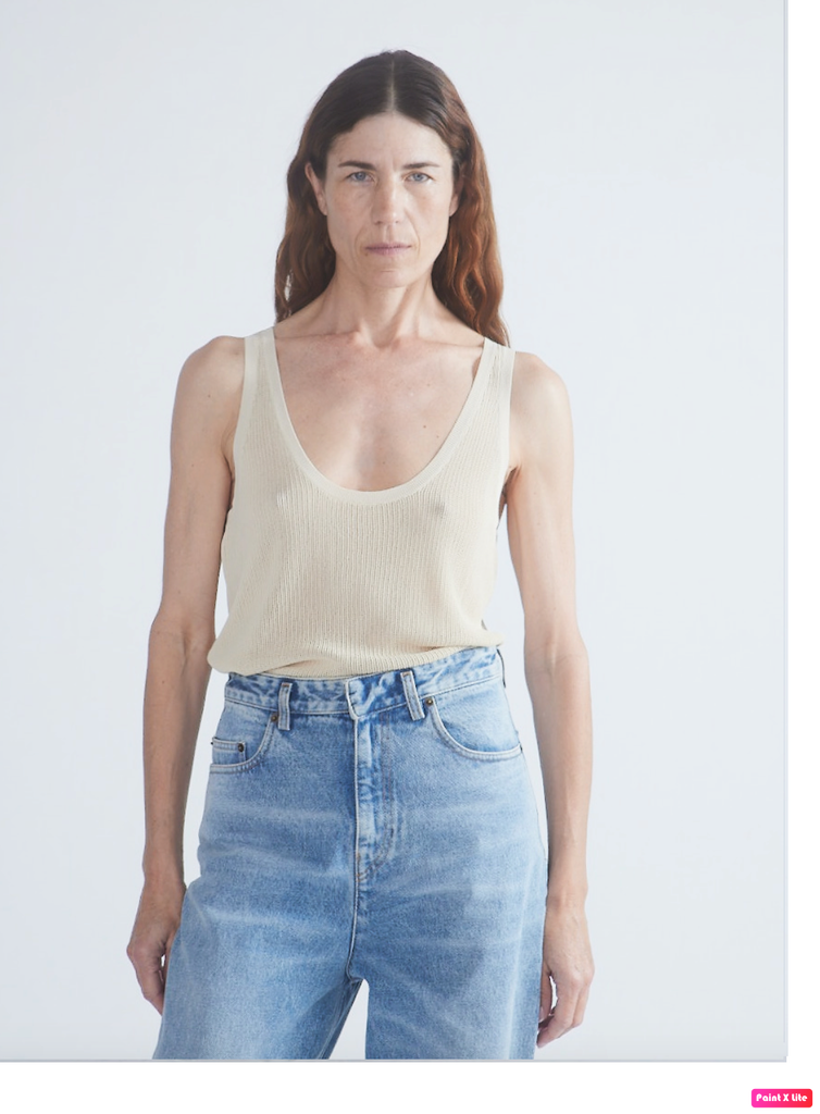 Petar Petrov MESH KNIT TANK TOP