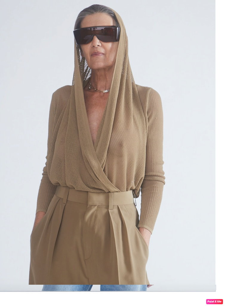 Petar Petrov MESH KNIT HOODED CARDIGAN