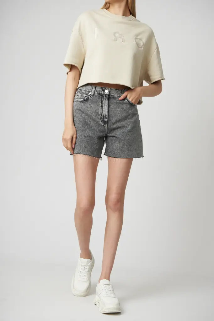 Iro SHORTS Denim black