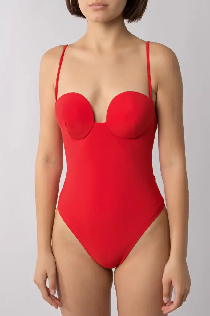Magda Butrym SWIMSUIT 05 RED
