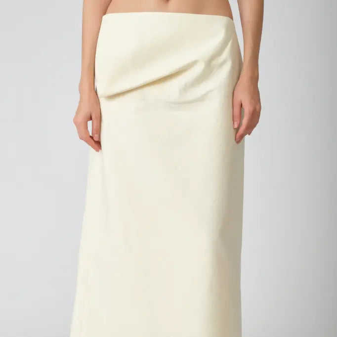 Cream skirt