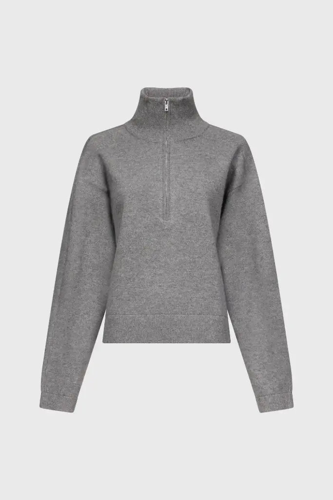 SWEATER DRIES stand collar