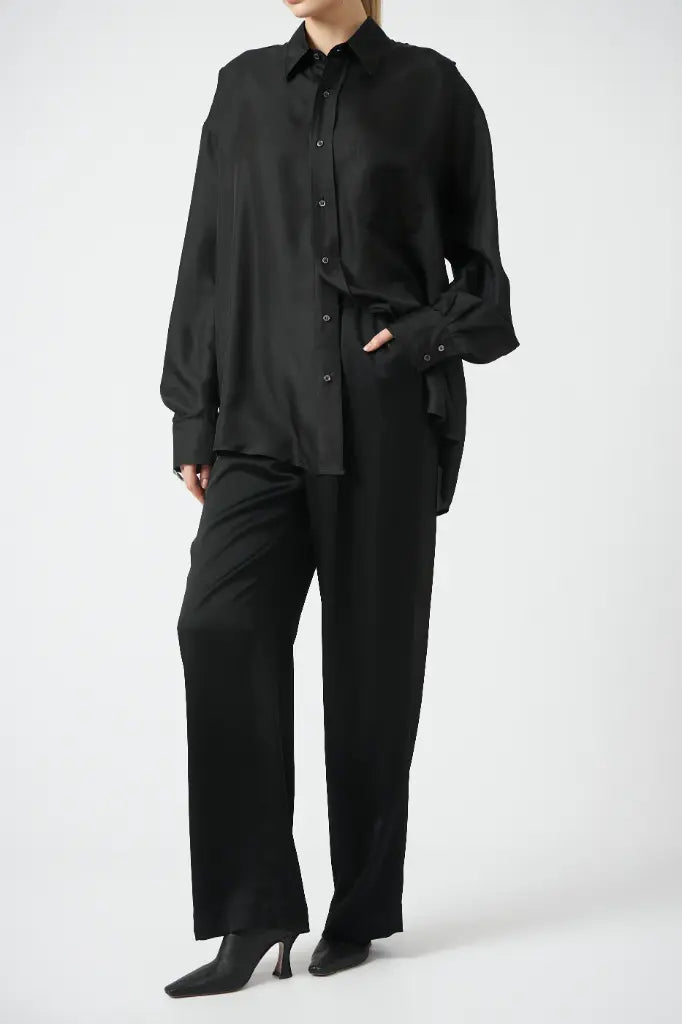 TUNIC SHIRT black