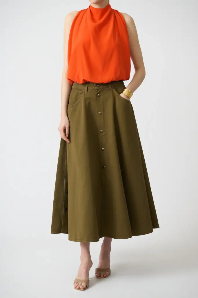 top THE SIXTH SENSE orange red