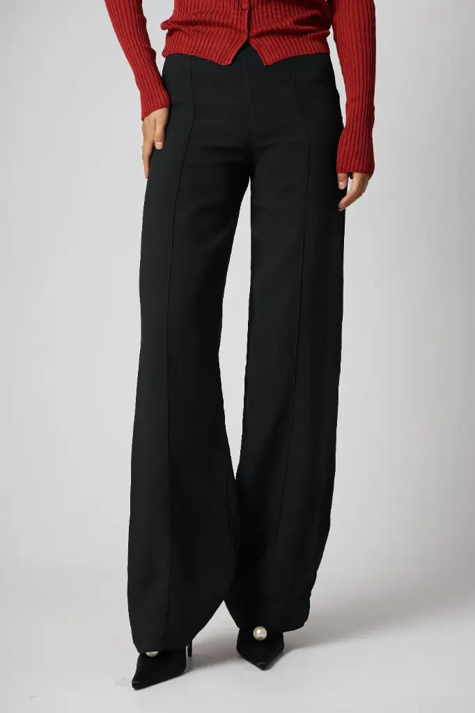 Taller Marmo black wide pants