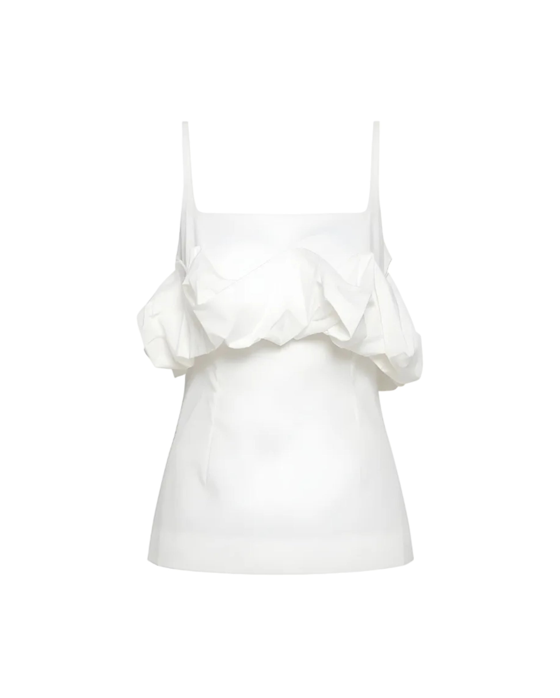 Ruffled Bustier Top