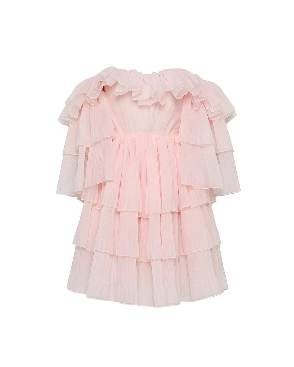 Ruffled Off-Shoulder Mini Dress