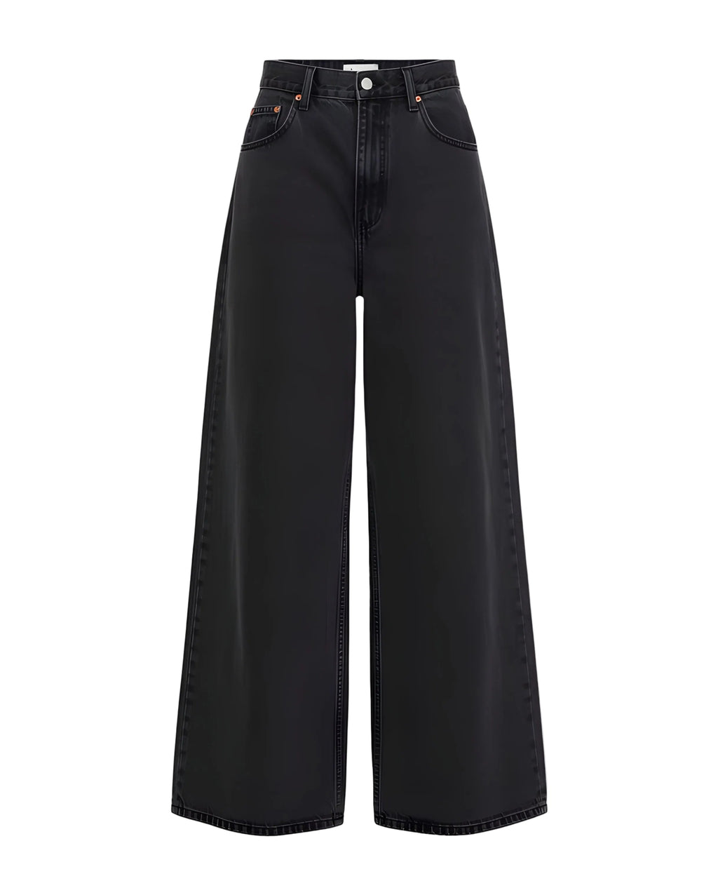 Mid-Rise Wide-Leg Jeans