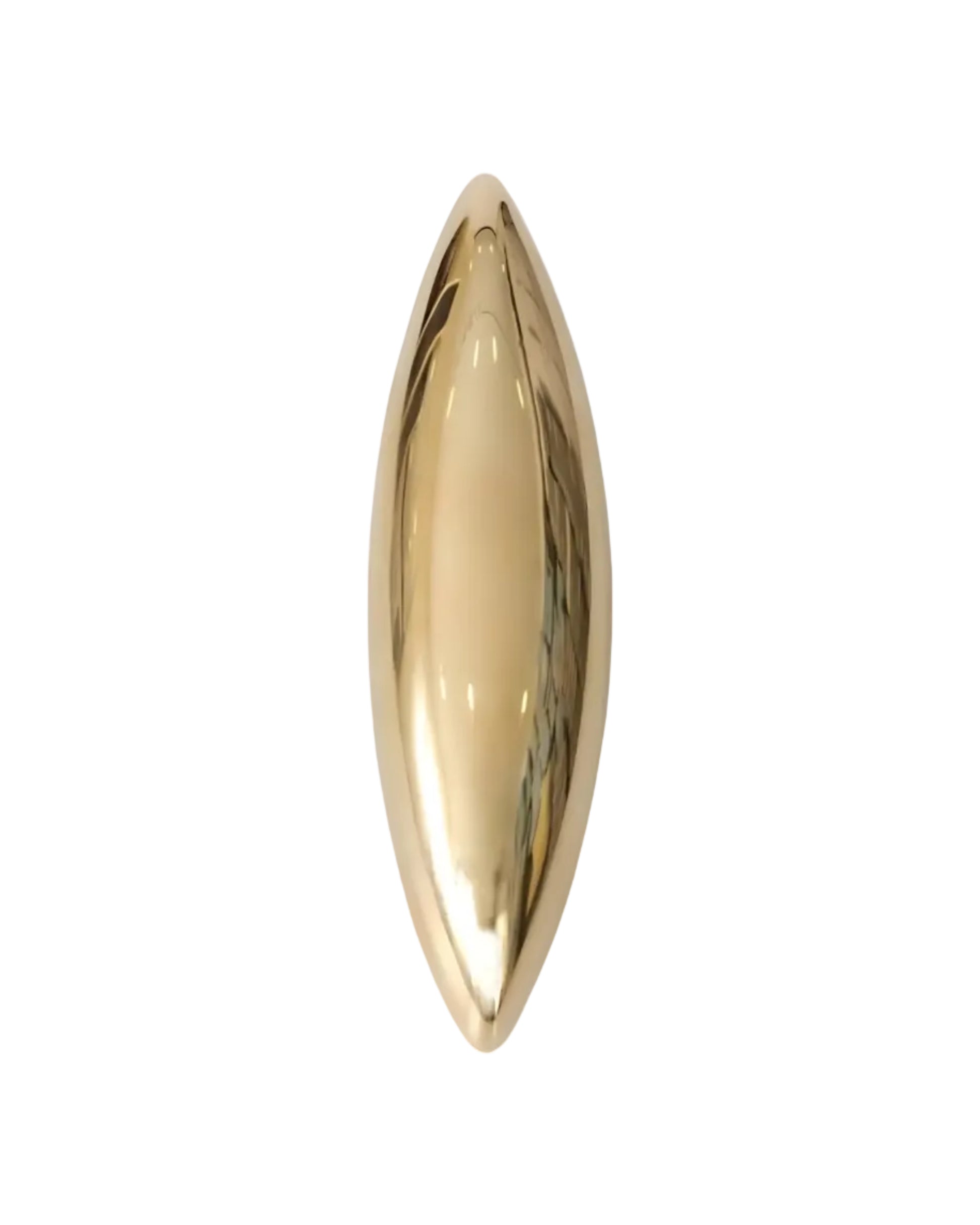 Gold-Tone Logo Adjustable Ring