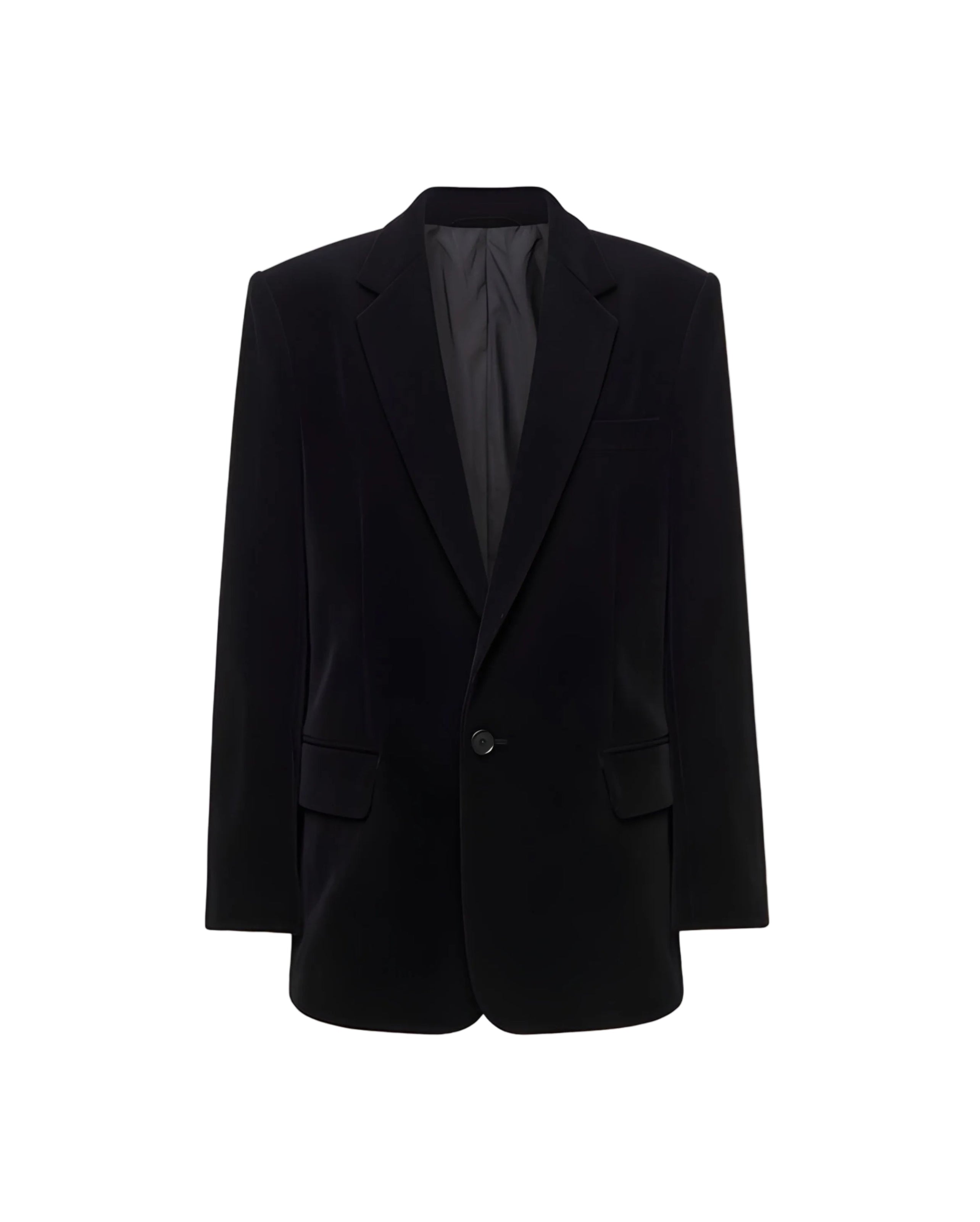 Adjustable Single-Breasted Tailored Jacket