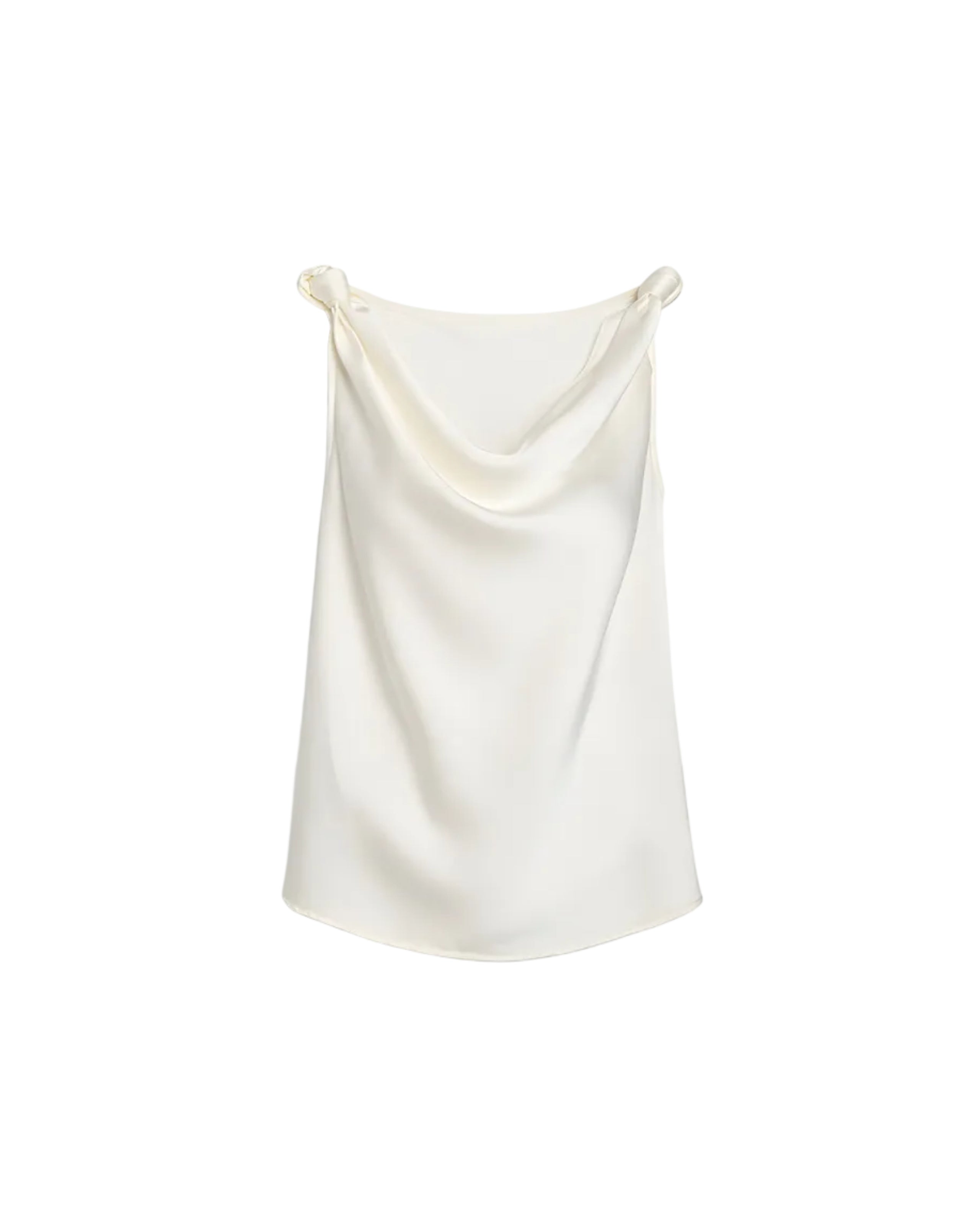 Remy Draped Silk Top