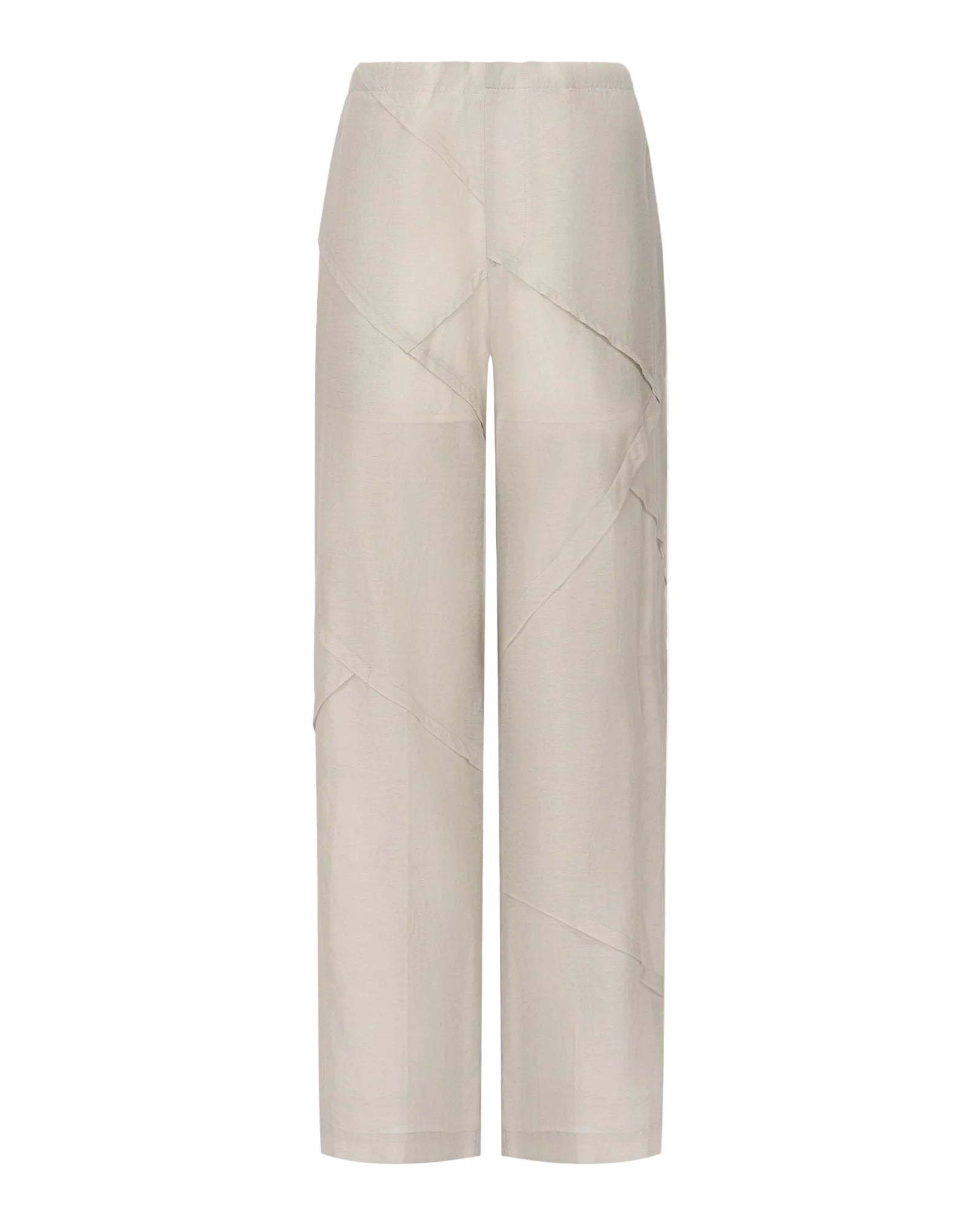 Cotton and Silk Blend Trousers