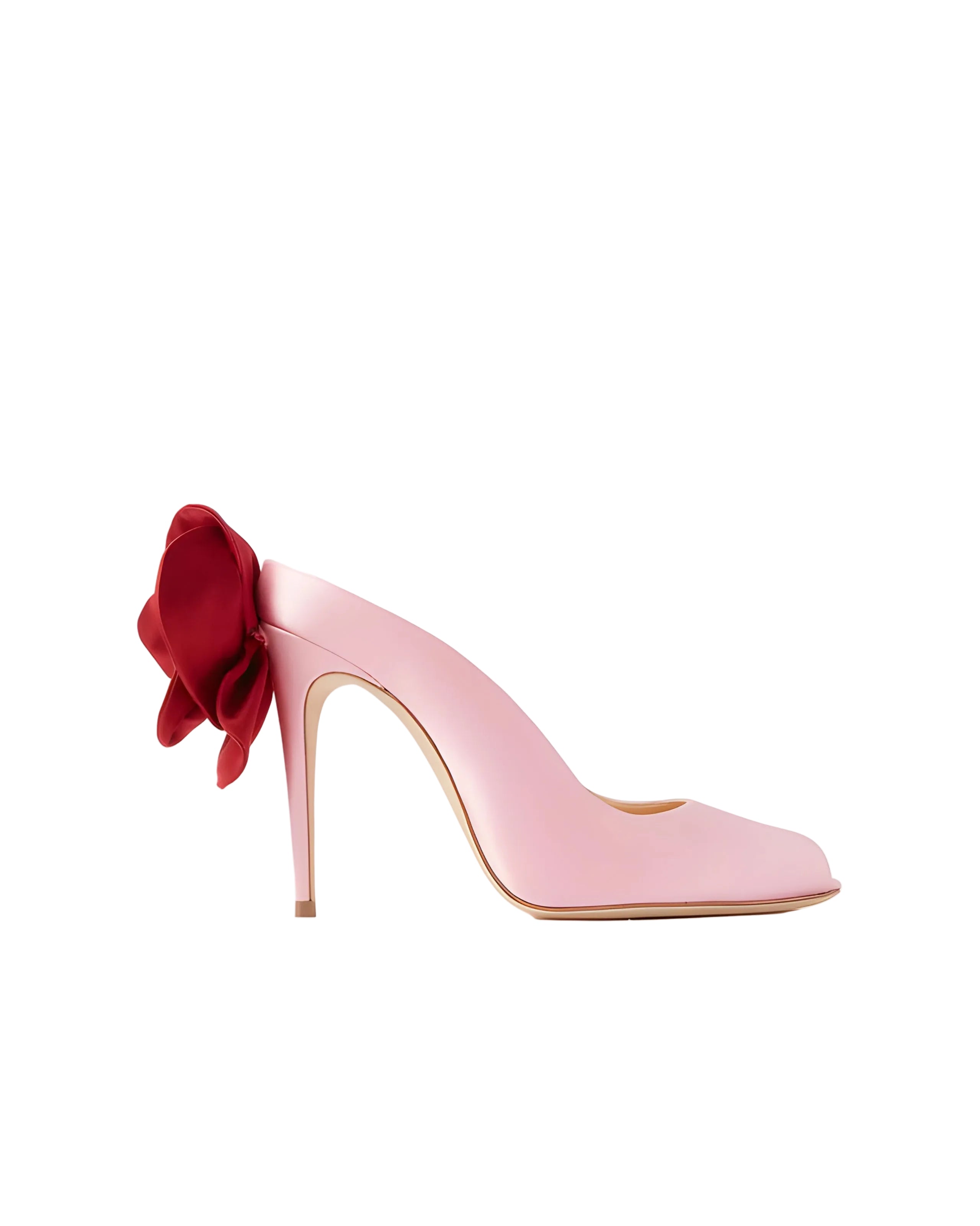 Pumps with Flower Heel