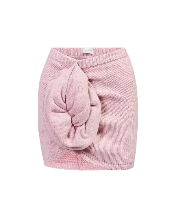 Pink Cashmere Skirt