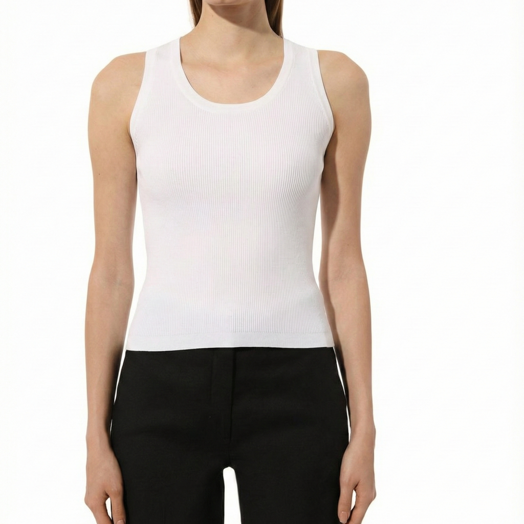 Cotton Strapless Peplum Top