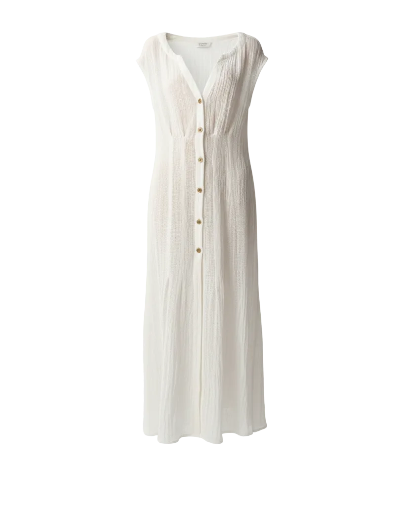 Acre Organic Linen-Gauze Dress
