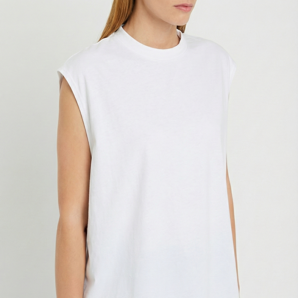 Matteo Stretch-Cotton Tank