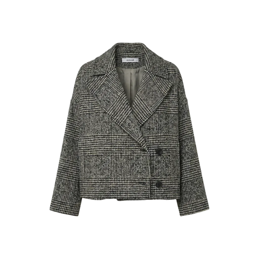 JACKET FRANCIACORTA black/grey