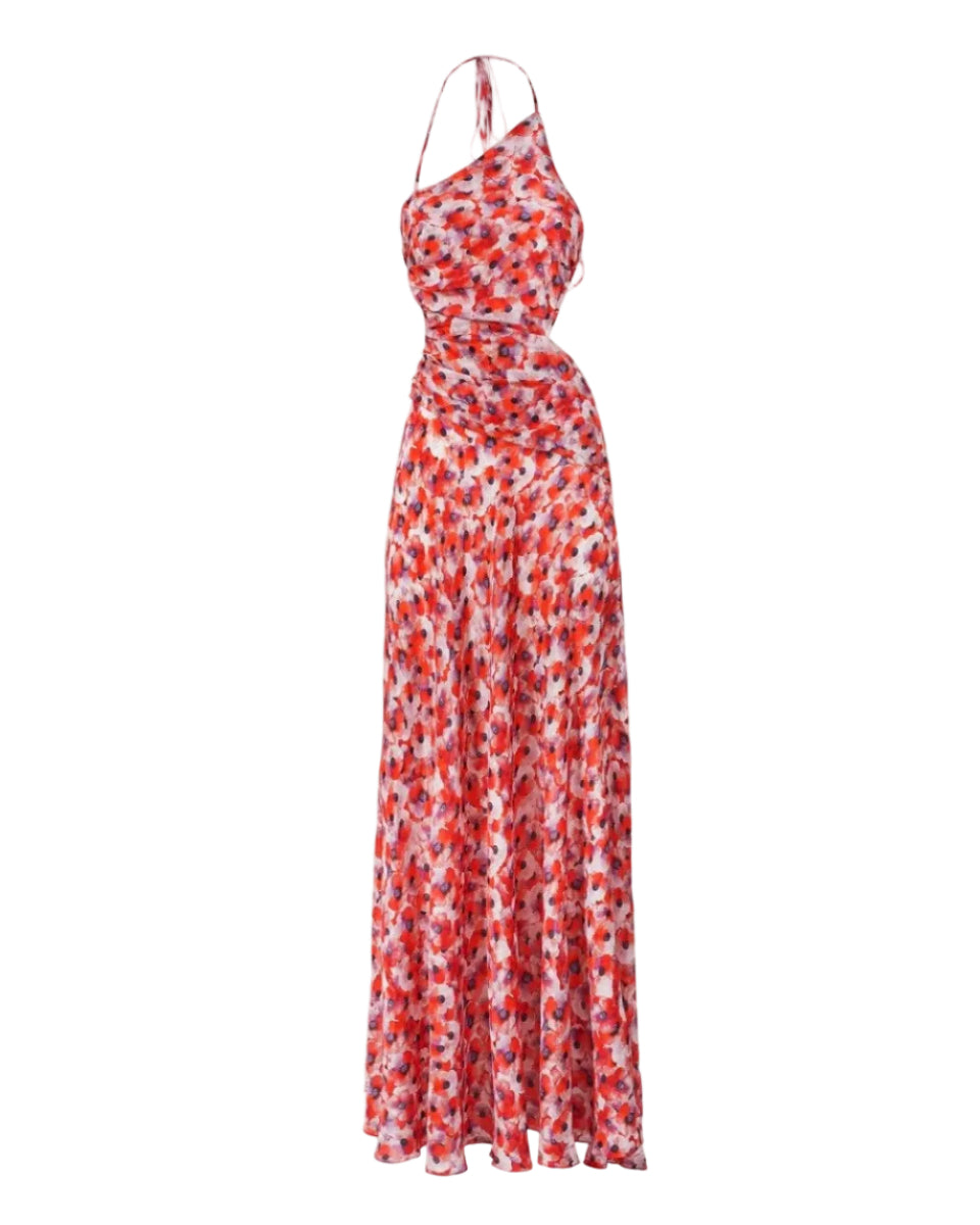 Isabella Silk Maxi Dress